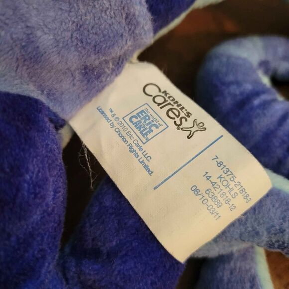 2010 18" The World of Eric Carle Chameleon Lizard Kohl's Cares Stuffed Animal - Picture 4 of 5